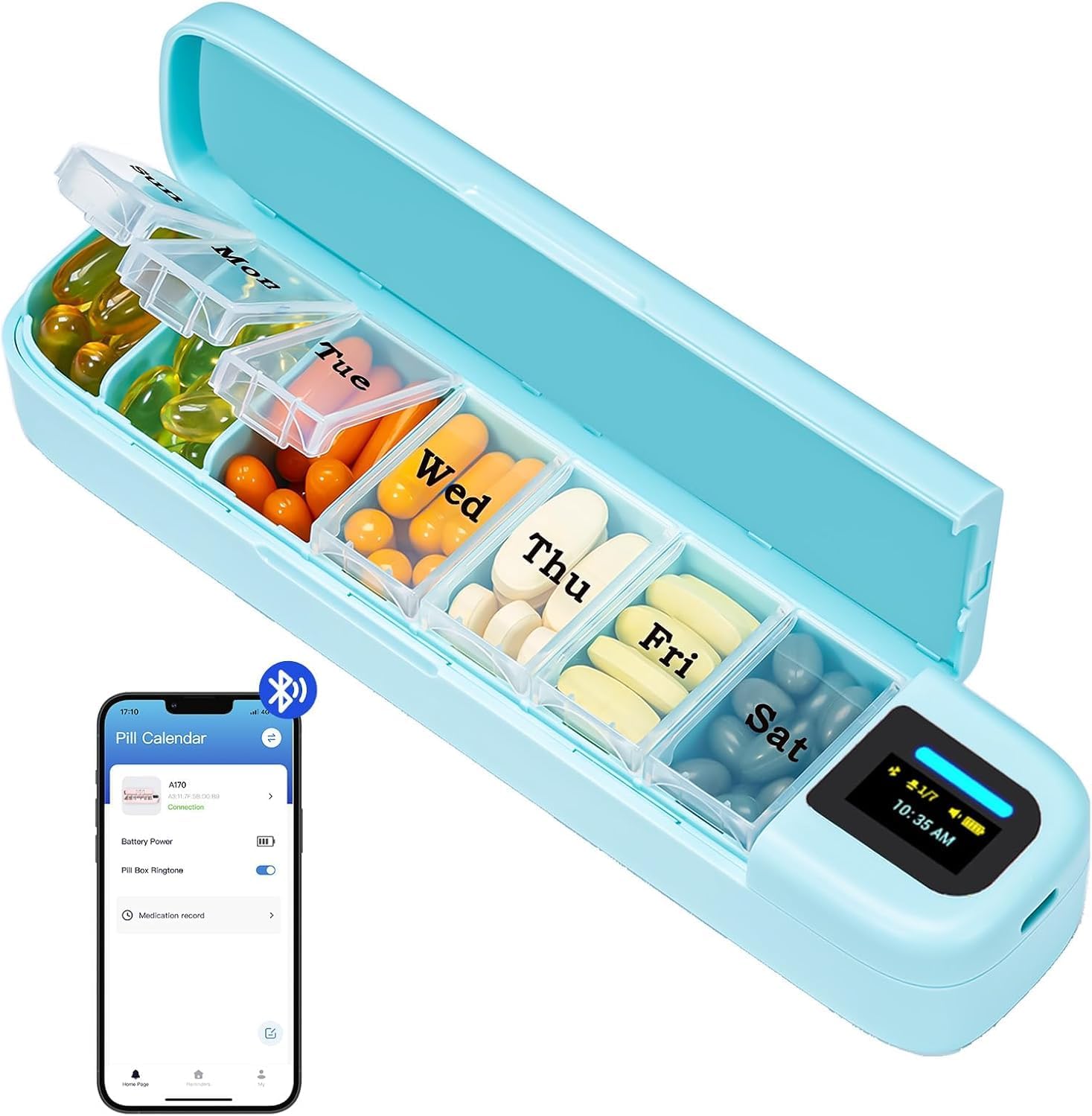 Medicine Cabinet Lock - Organizador de Pastillas Inteligente con Alarma