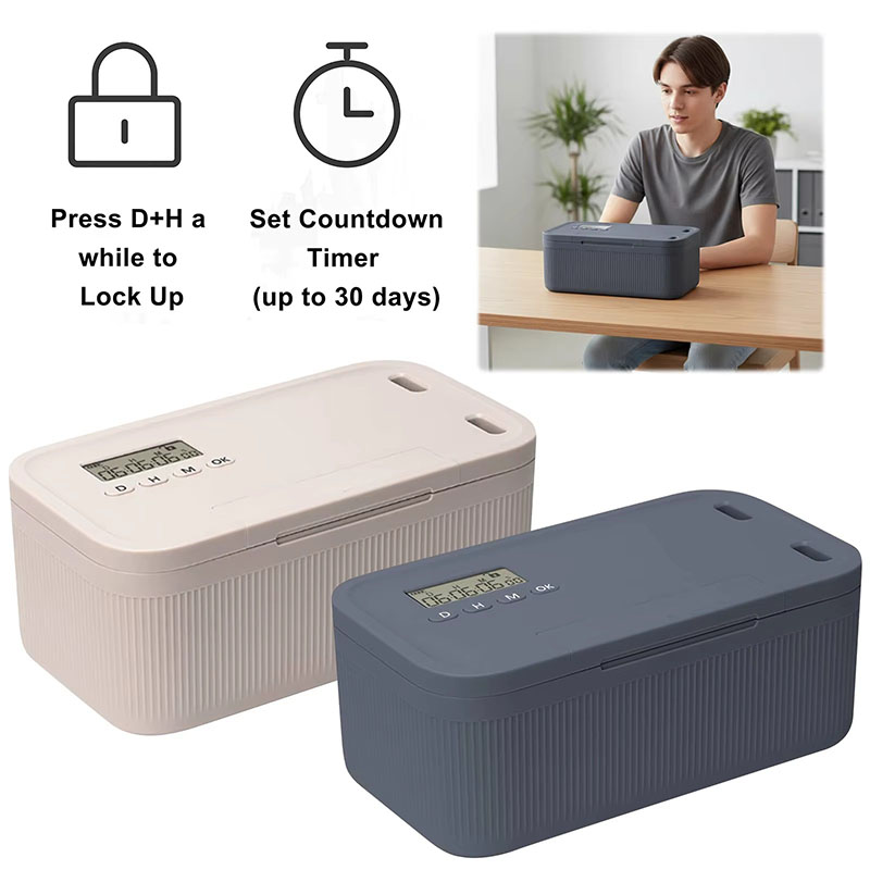 Medicine Cabinet Lock - Caja de bloqueo con temporizador, casillero