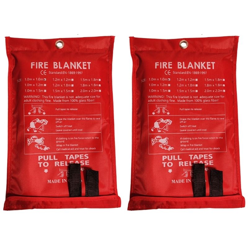 Fire Blanket Kitchen - Día de Promoción: 2 mantas antifuego