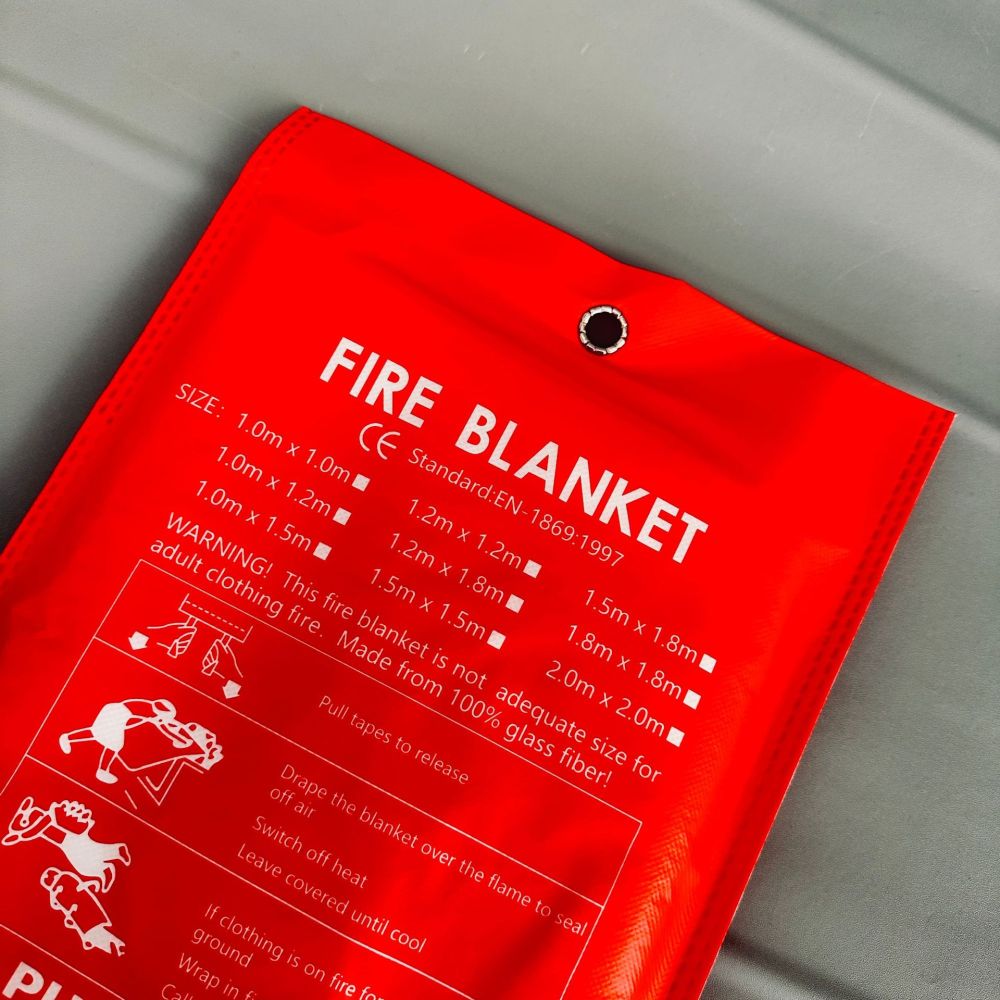 Fire Blanket Kitchen - Manta Ignífuga de Emergencia, Escudo de