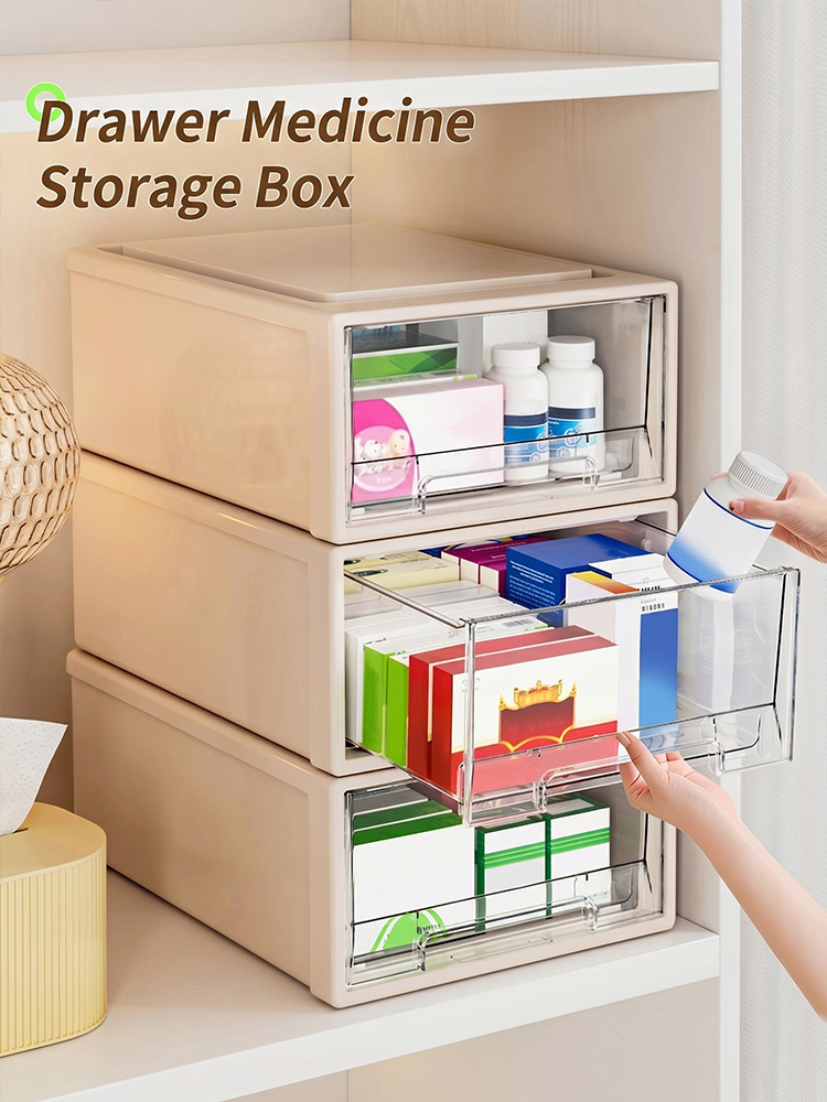 Medicine Cabinet Lock - Caja Organizadora de Medicamentos de Gran