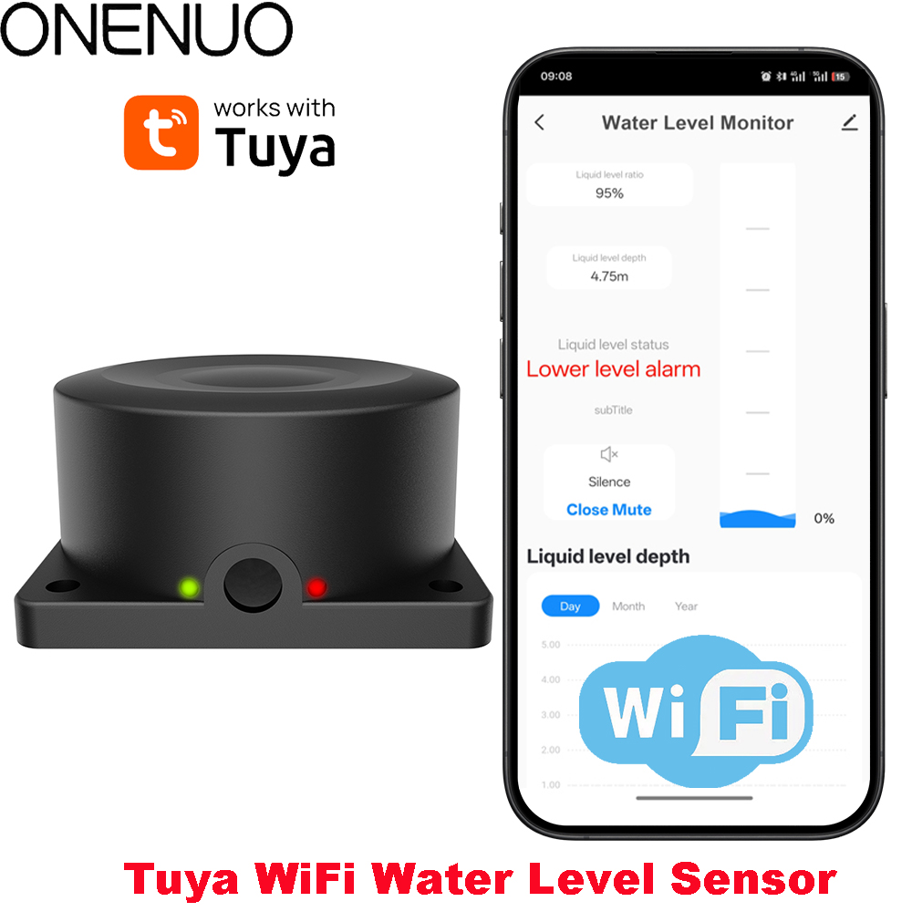 Water Alarm Sensor - ONENUO-Sensor de nivel de líquido, Detector