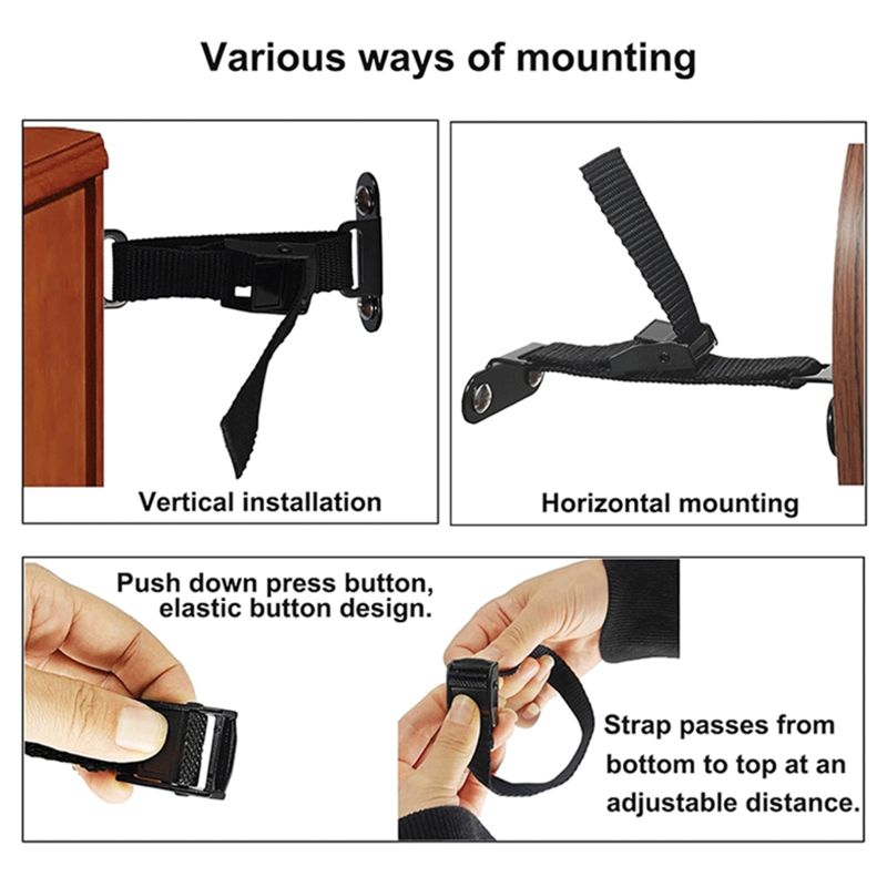 Earthquake Anchor Strap - FYBL-Ancla de pared para muebles, correas