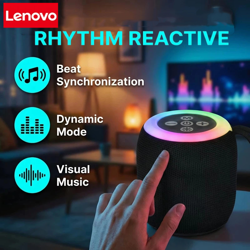 Google Speaker Nest Audio - Mini Altavoz Bluetooth Lenovo con Correa,