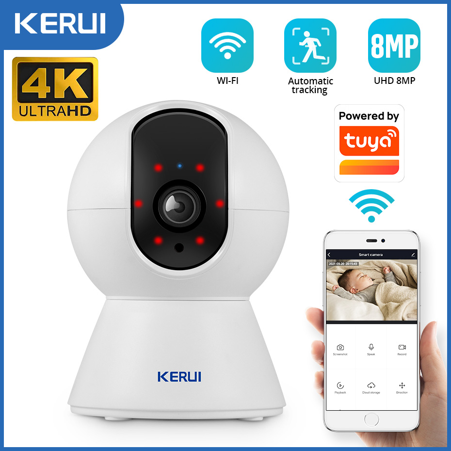 Eufy Camera E220 - Cámara IP WiFi KERUI 5MP 8MP
