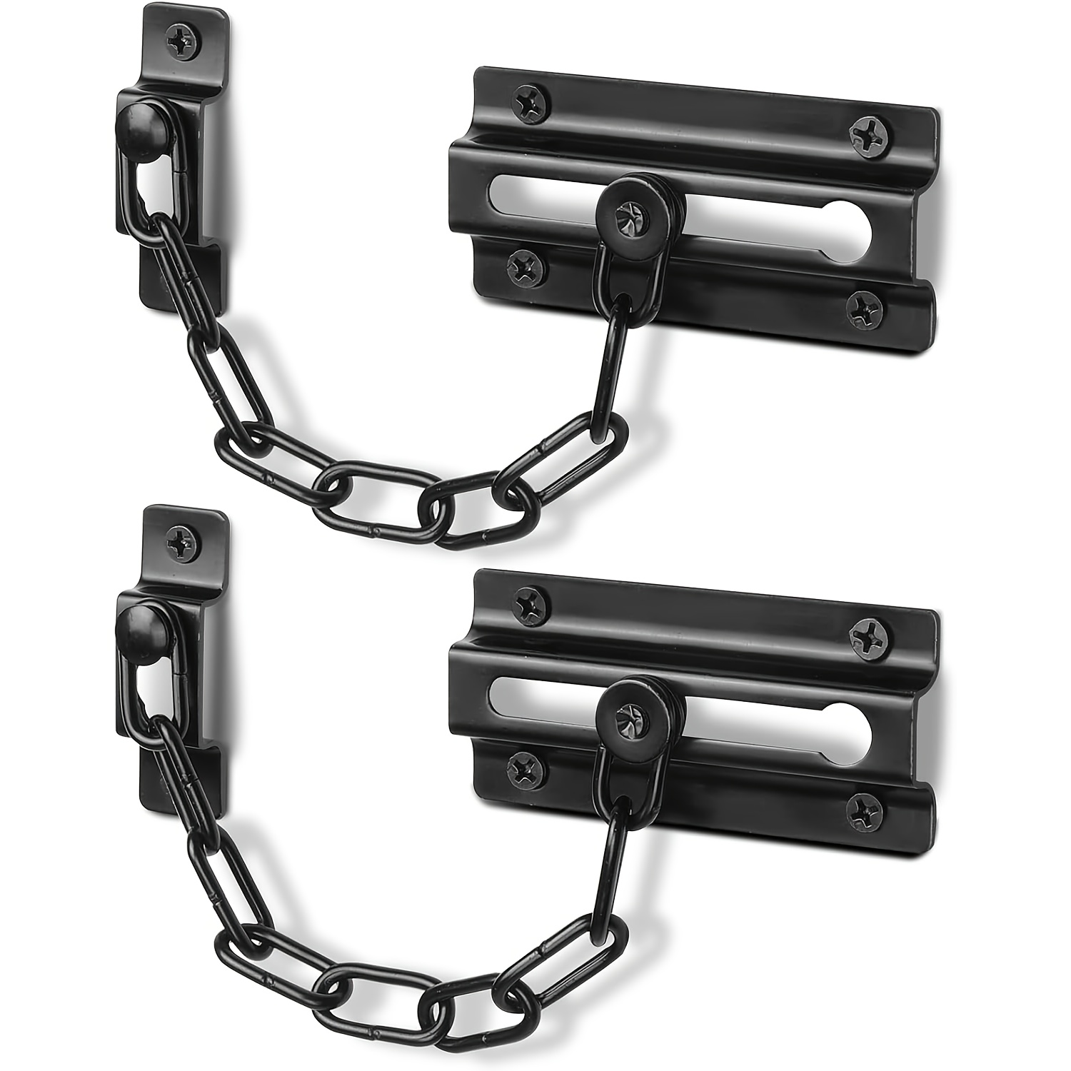 Security Chain Door - Paquete de 2 Cadenas de Seguridad