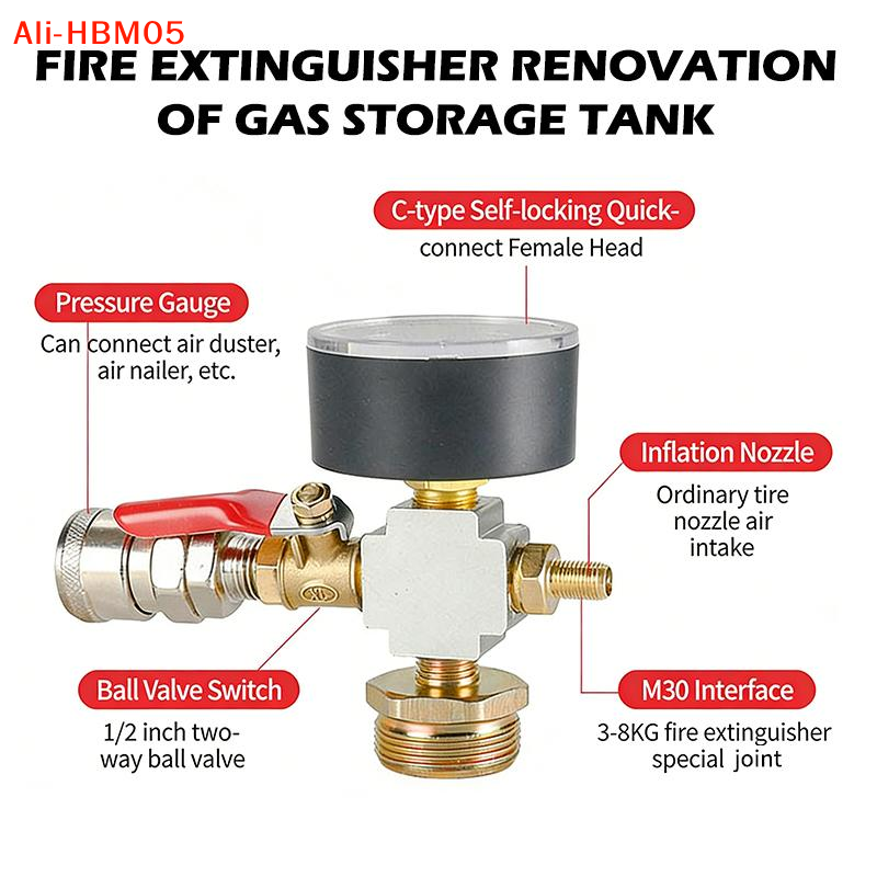 Fire Extinguisher Small - (HB05) Adaptador de Presión para Tanque