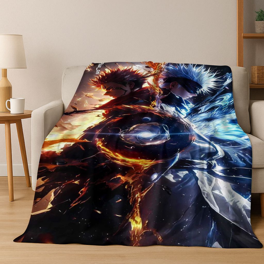 Fire Blanket Kitchen - Manta de Franela Cálida con Estampado