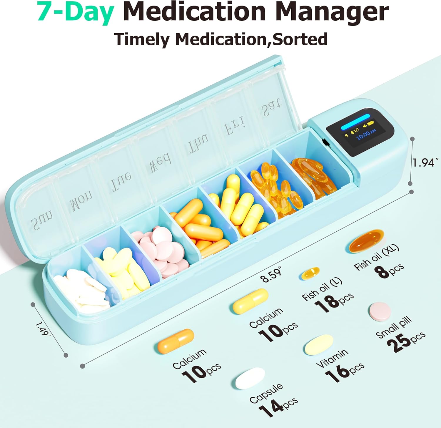 Organizador de Pastillas Intel - Medicine Cabinet Lock reseña y precio
