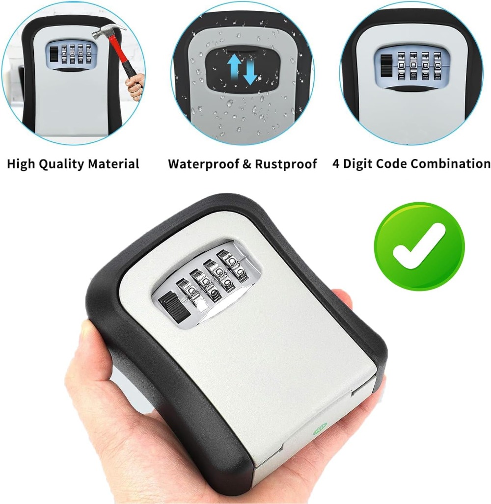Caja de seguridad para llaves, - Lockbox Key Secure reseña y precio