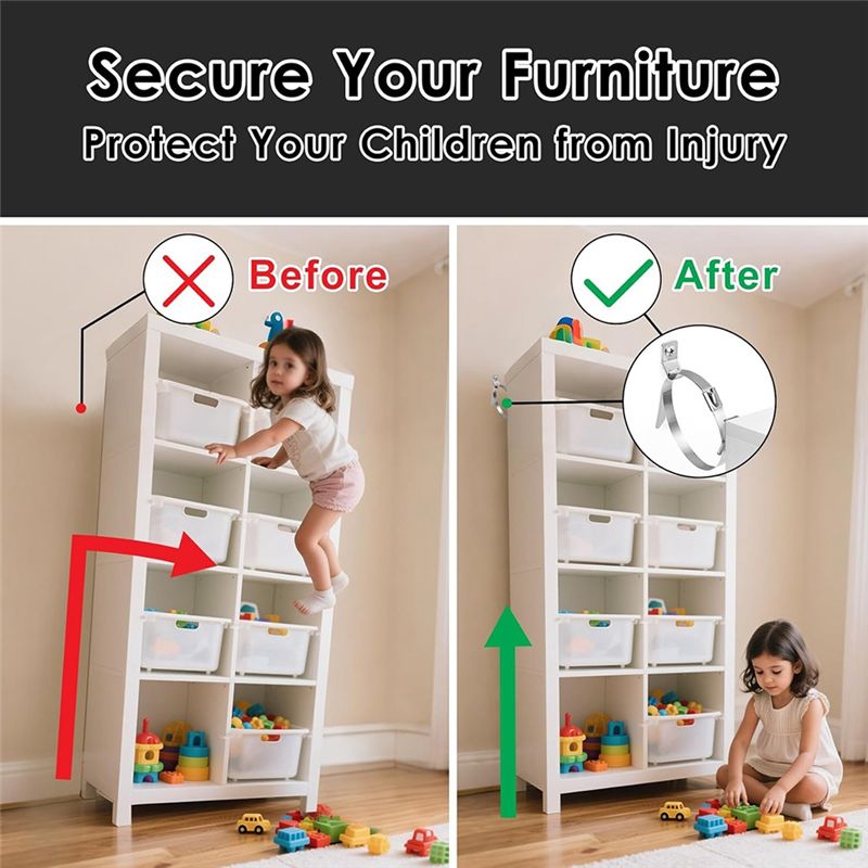 Anclajes de pared para muebles - Earthquake Anchor Strap reseña y precio