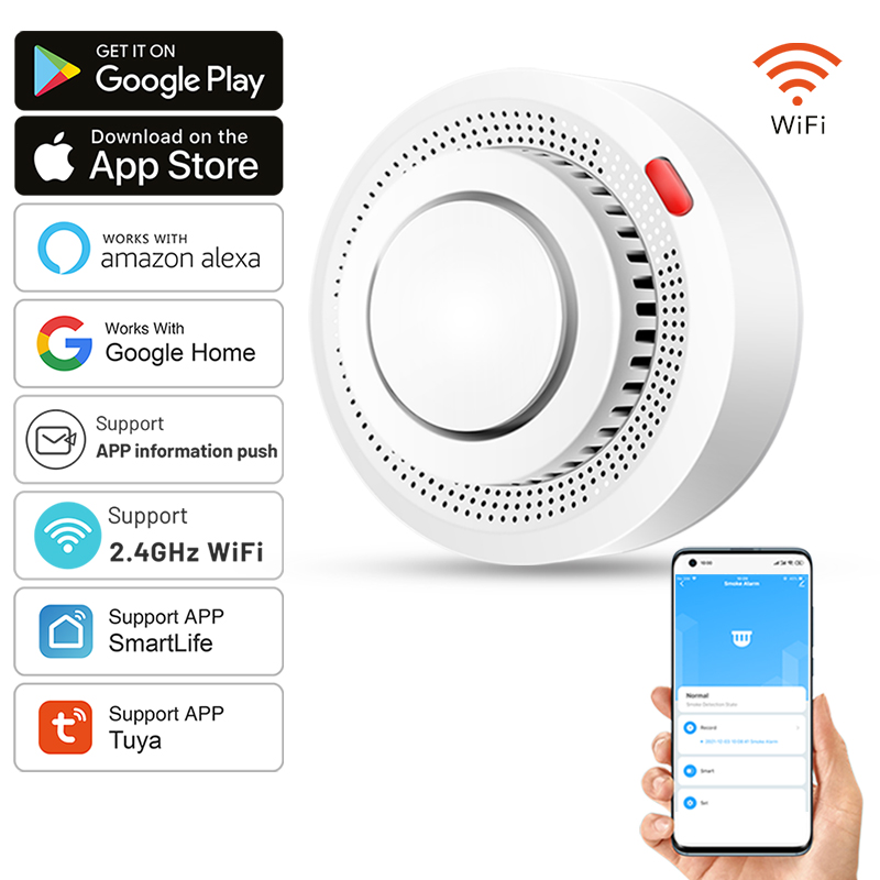 Sensor de Humo Inteligente WiF - Smoke Detector Interconnected reseña y precio