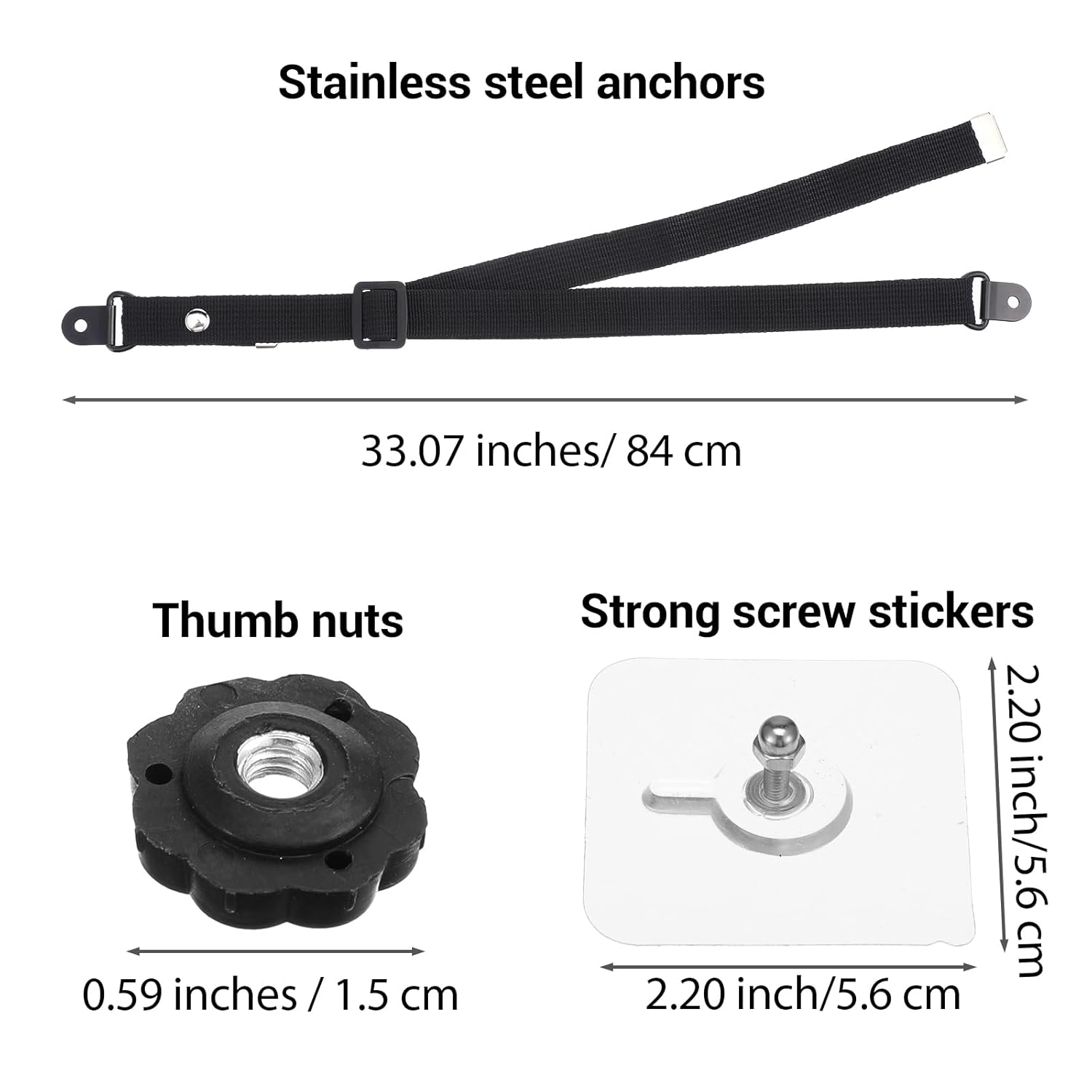 Correas de seguridad ajustable - Earthquake Anchor Strap reseña y precio