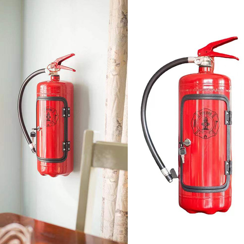 Caja de vino con forma de exti - Fire Extinguisher Small reseña y precio