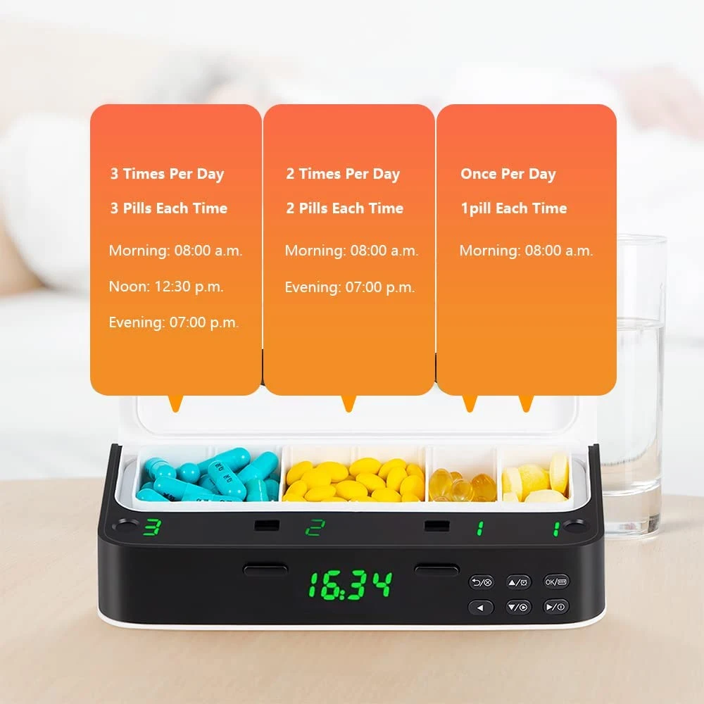 Dispensador de pastillas con a - Medicine Cabinet Lock reseña y precio