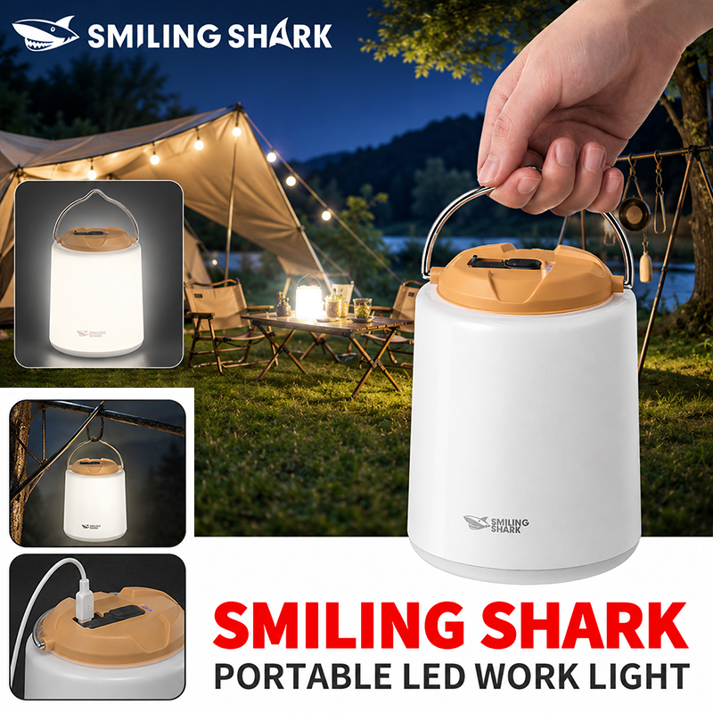 SMILING SHARK Luz LED recargab - Power Outage Light reseña y precio