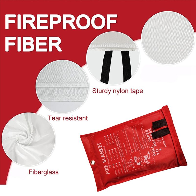 Día de Promoción: 2 mantas ant - Fire Blanket Kitchen reseña y precio