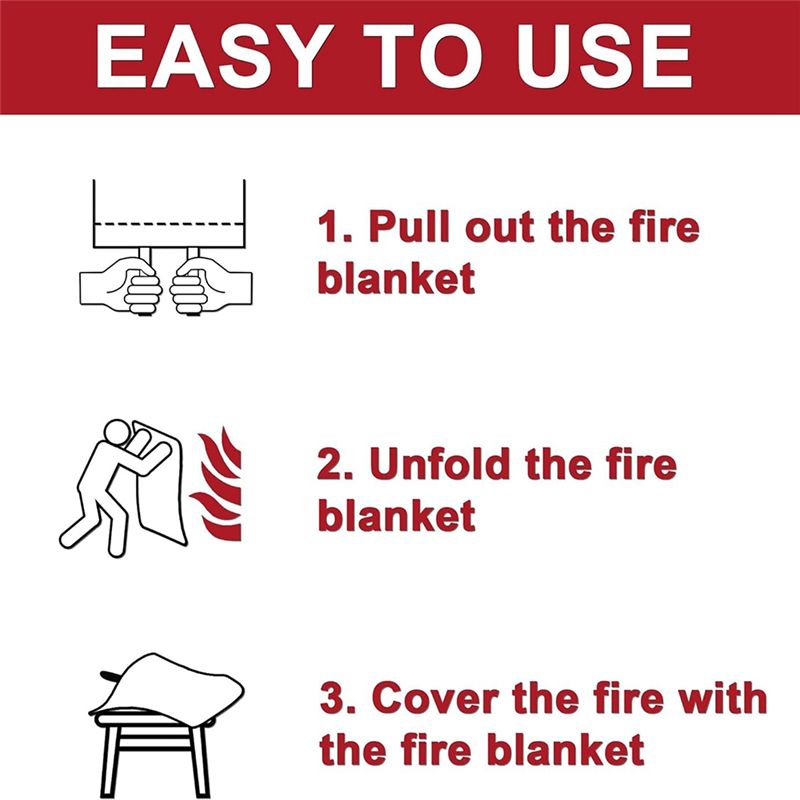 Día de Promoción: 2 mantas ant - Fire Blanket Kitchen reseña y precio