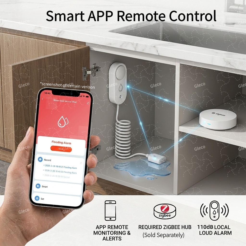 Sensor de Fugas de Agua Zigbee - Water Alarm Sensor reseña y precio