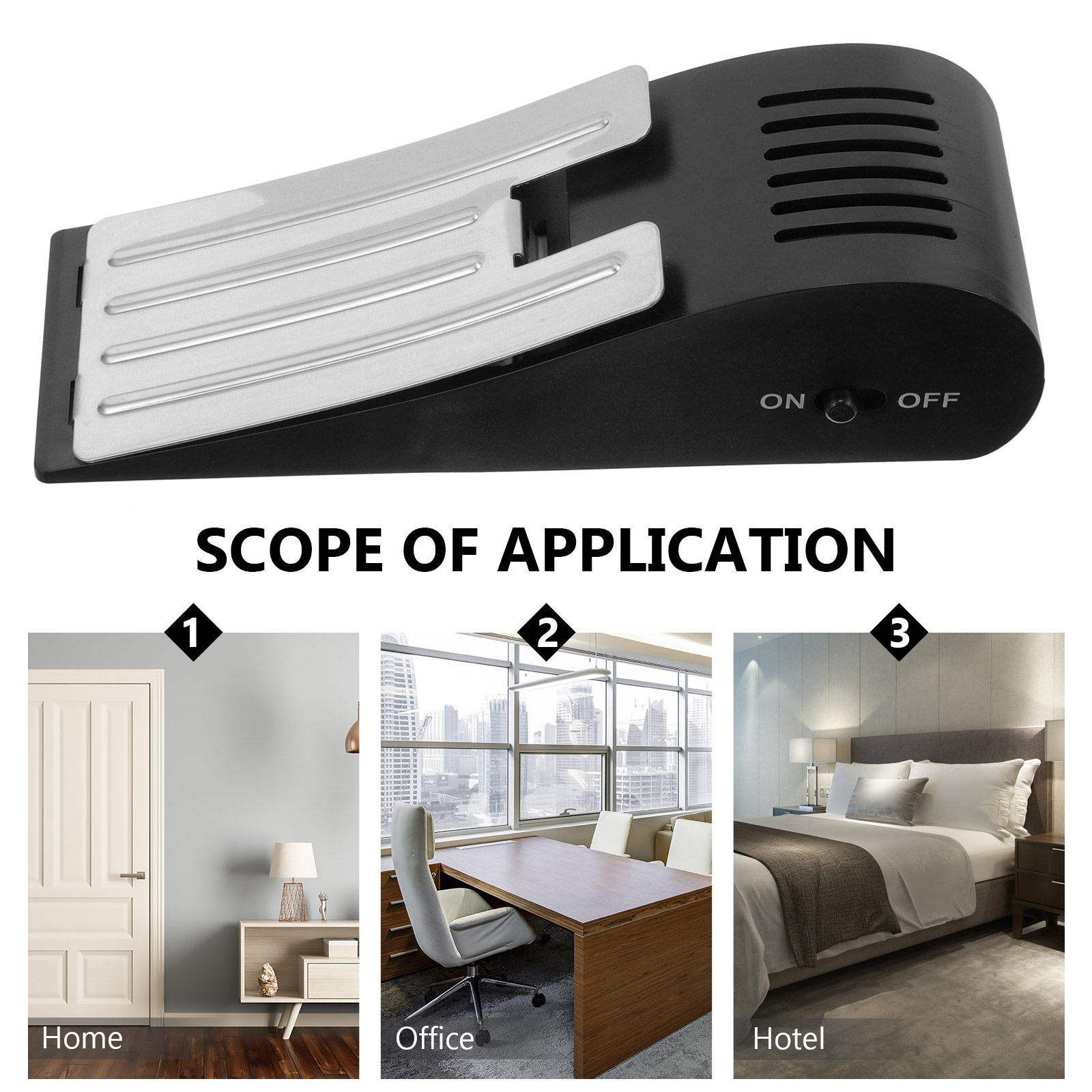 Cuña de Alarma para Puerta con - Door Stop Alarm reseña y precio