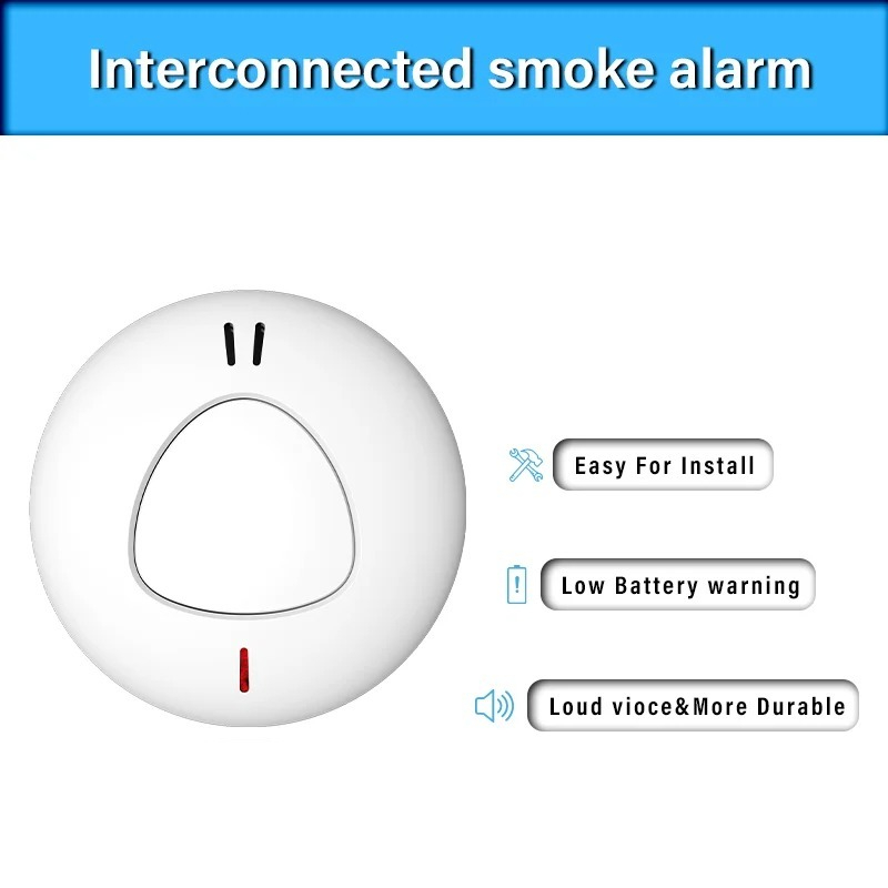 Sistema de alarma de seguridad - Smoke Detector Interconnected reseña y precio