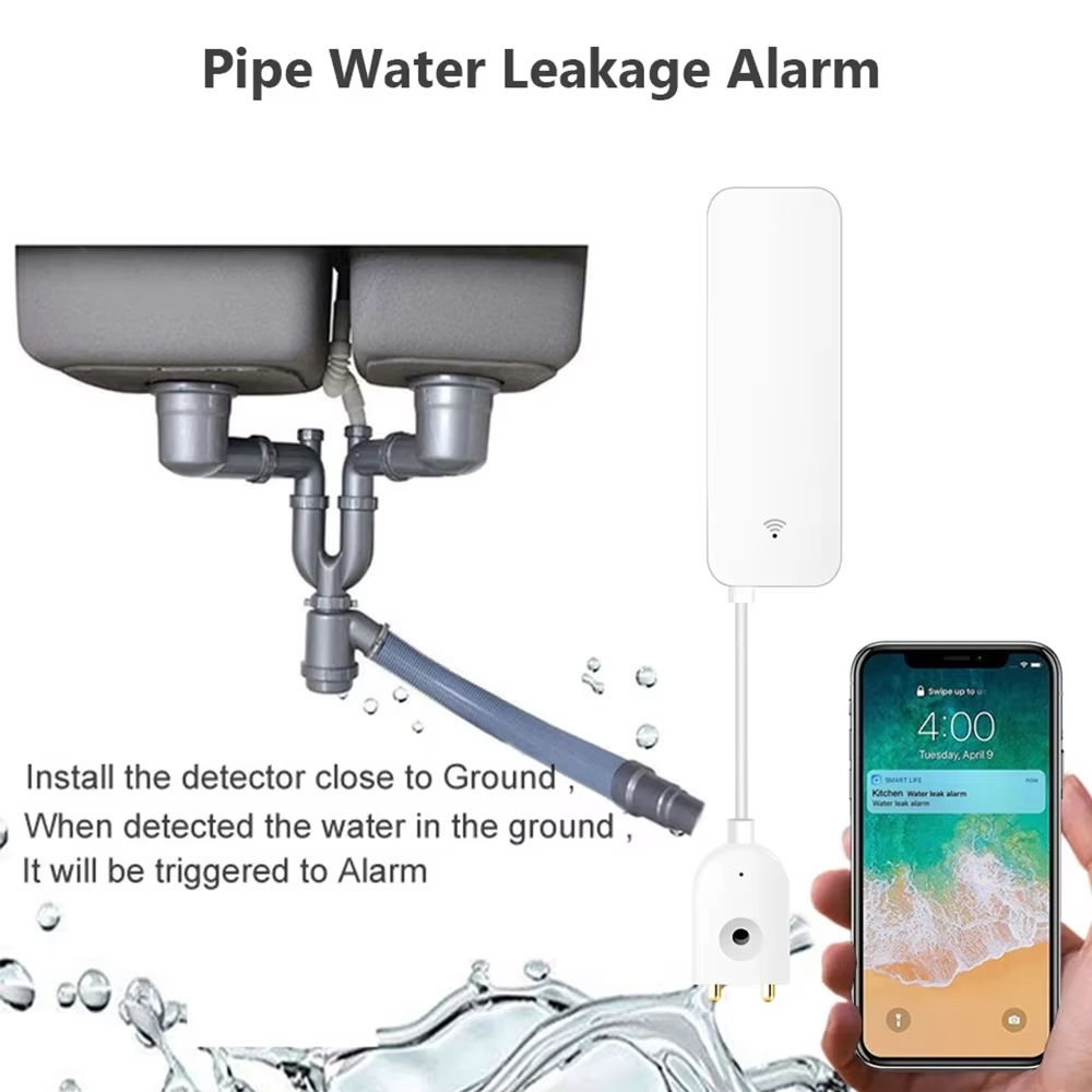 Sensor de Fugas de Agua ZigBee - Water Alarm Sensor reseña y precio