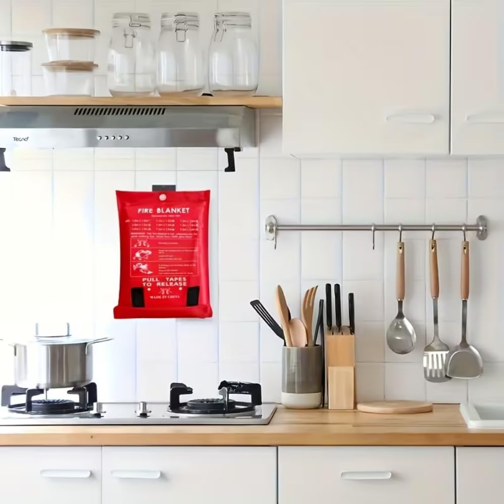 Manta Ignífuga de Emergencia R - Fire Blanket Kitchen reseña y precio