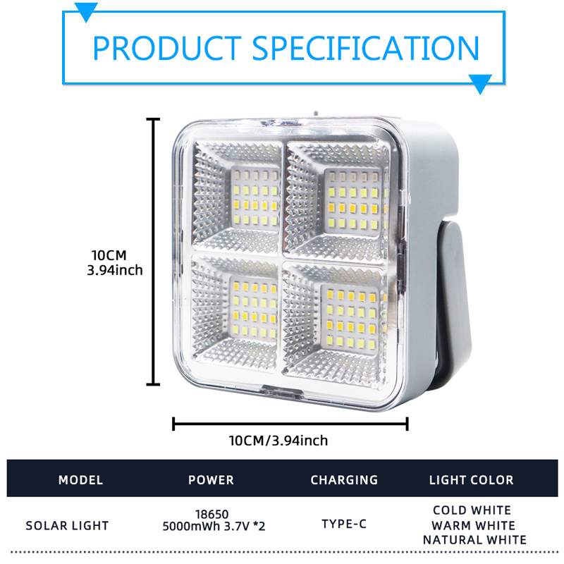 Lámpara de calle Solar LED rec - Power Outage Light reseña y precio