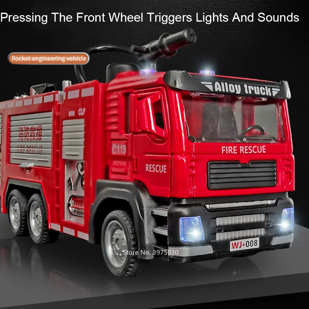 Coche de bomberos con luz de s - Fire Escape Ladder reseña y precio