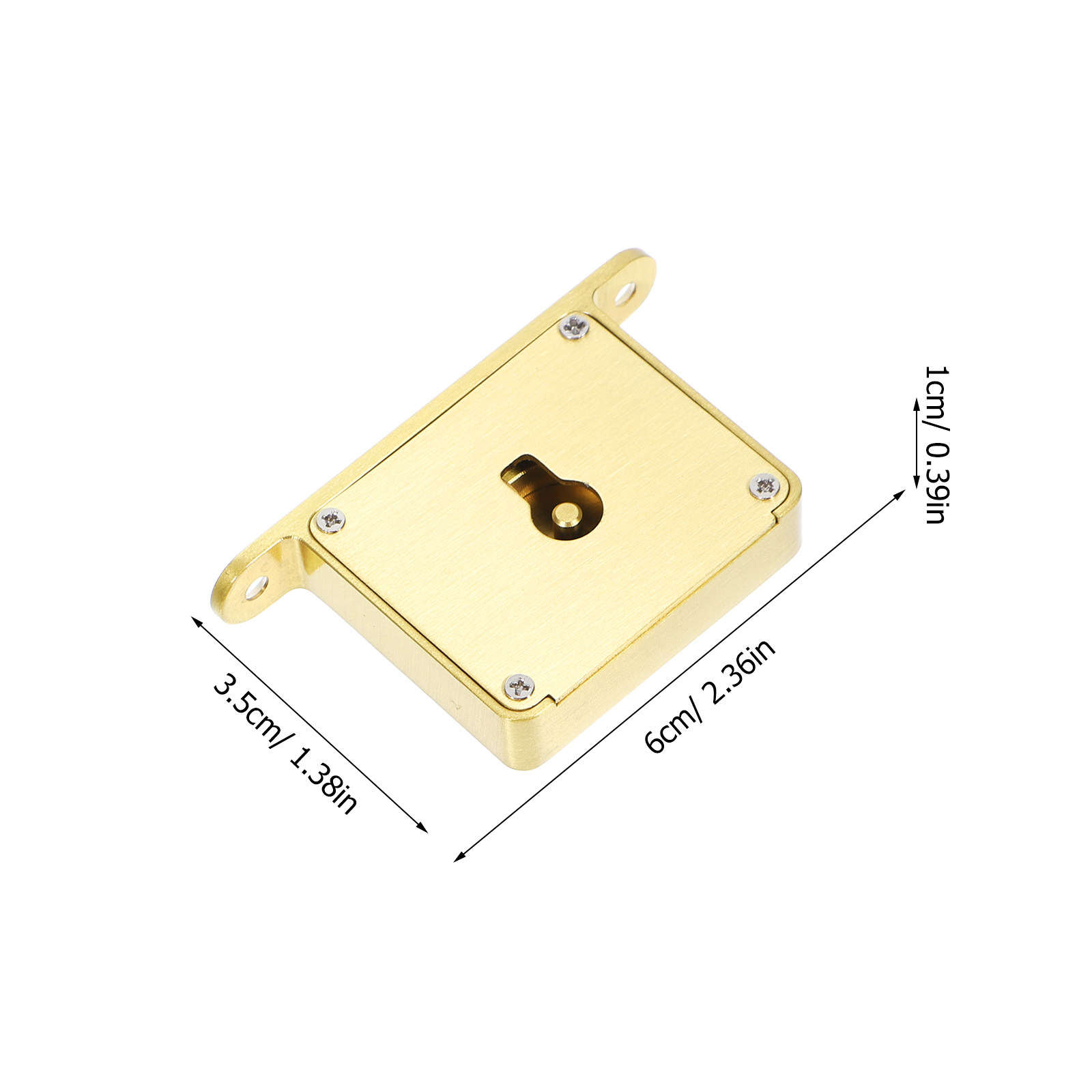 Juego de 1 cerradura de latón  - Lockbox Key Secure reseña y precio