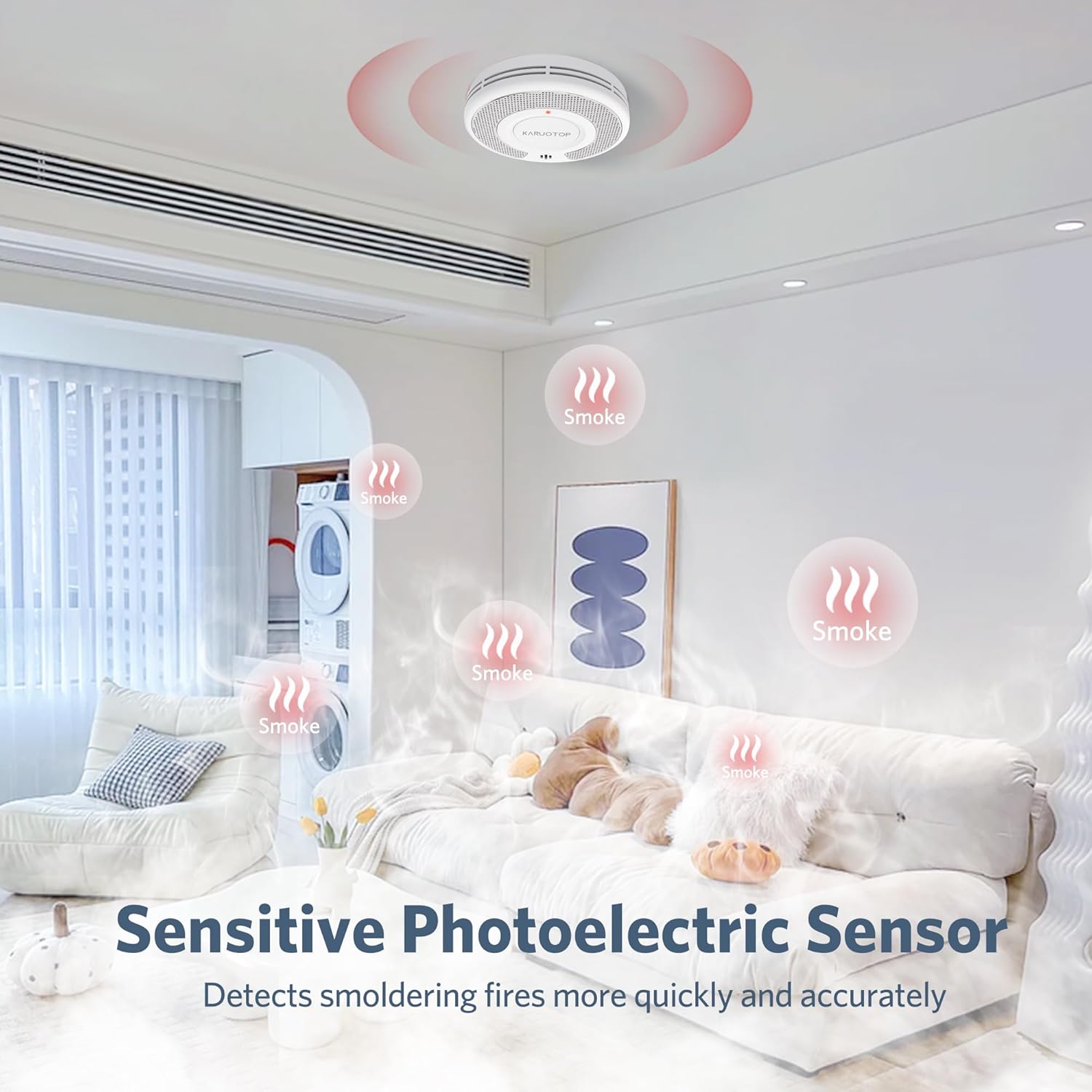 Alarma de humo Tuya interconec - Smoke Detector Interconnected reseña y precio