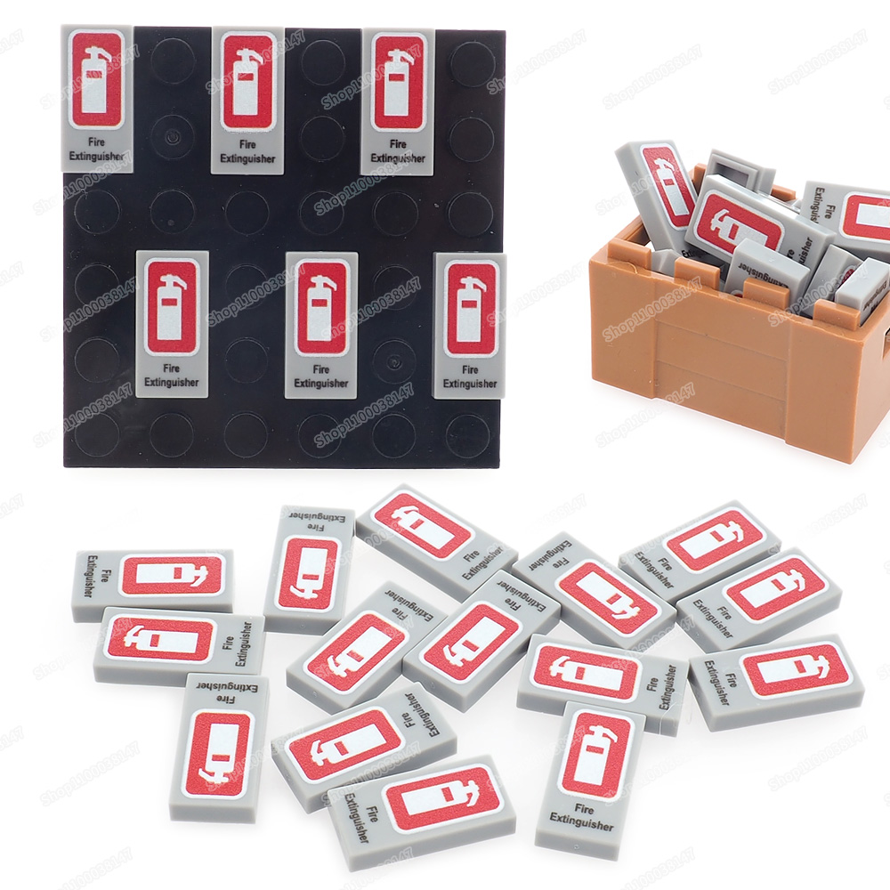Bloques de Construcción con Di - Fire Extinguisher Small reseña y precio
