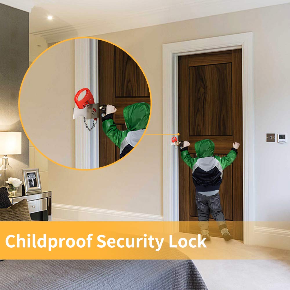 Cerradura de puerta portátil K - Security Chain Door reseña y precio