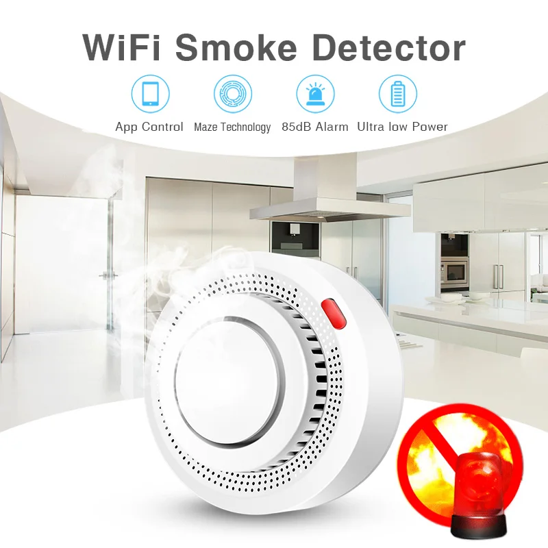 Paquete de 2 Detectores de Hum - Smoke Detector Interconnected reseña y precio