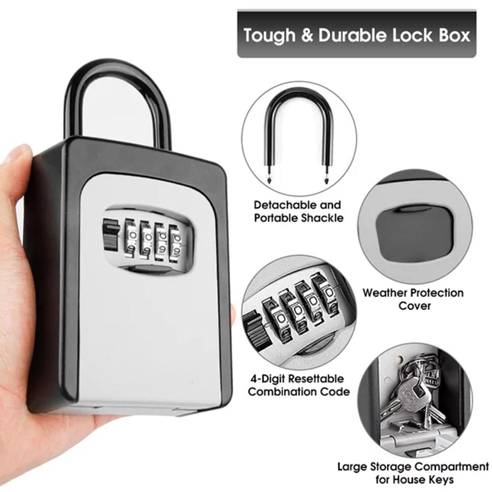 Caja de almacenamiento de llav - Lockbox Key Secure reseña y precio