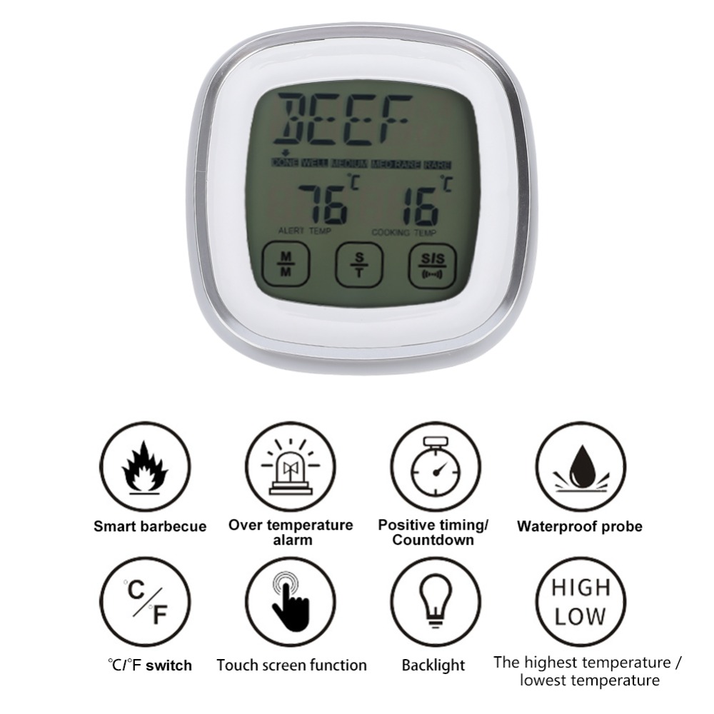 Termómetro Digital para Carne  - Pool Alarm Float reseña y precio