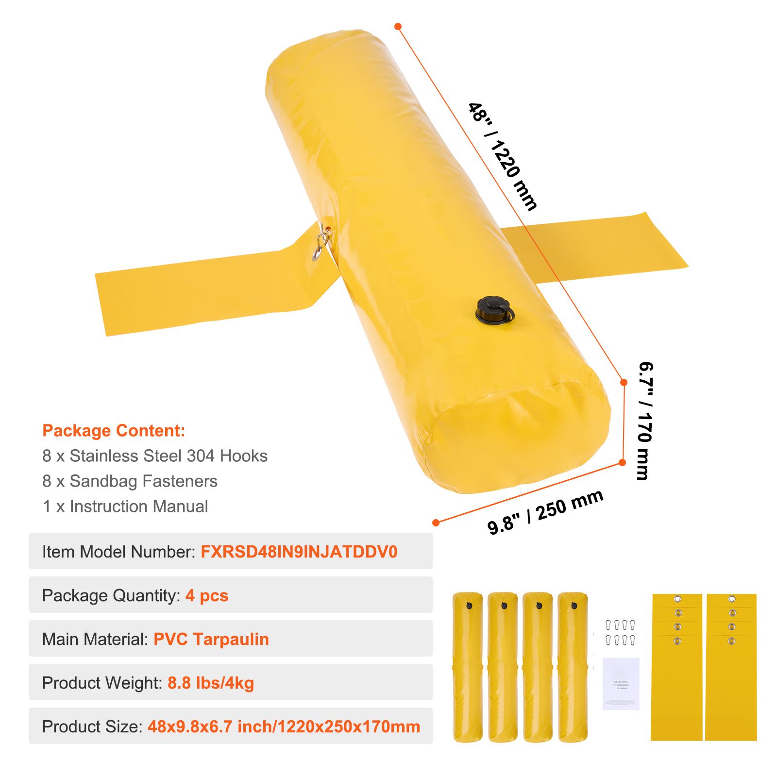 Barreras contra Inundaciones,  - Flood Barrier Bag reseña y precio
