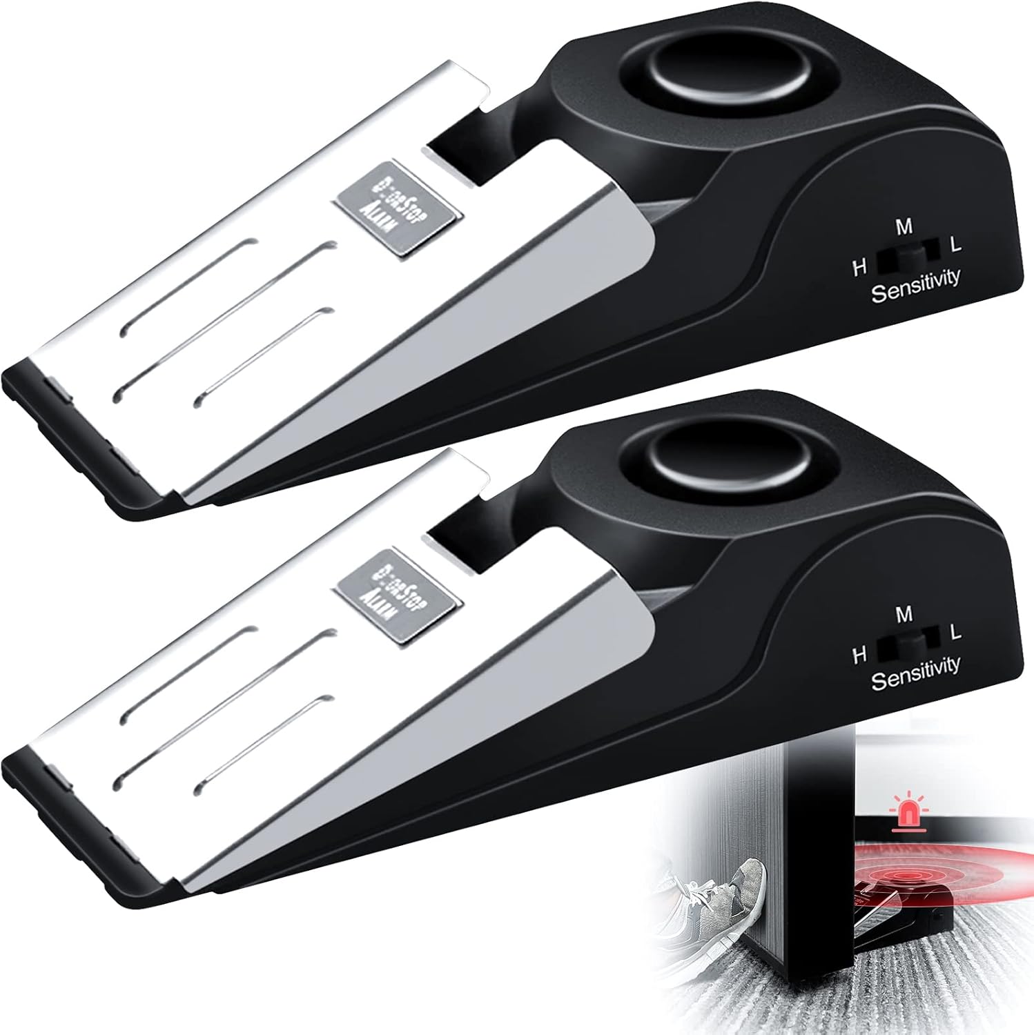 1/2 Uds portátil viaje 120 DB  - Door Stop Alarm reseña y precio